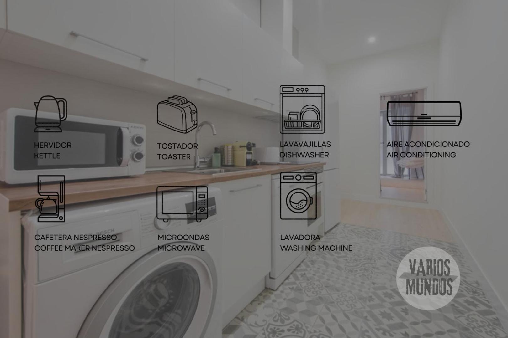 Nuevo Apt Para 7 Pax En Malasana - Gran Via E1 Apartamento *